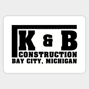 K & B Construction Bay City, MI Magnet